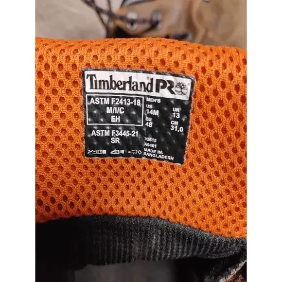 Timberland Pro Boondock Ultralight 6” Composite Toe Waterproof Boot Sz 14 M